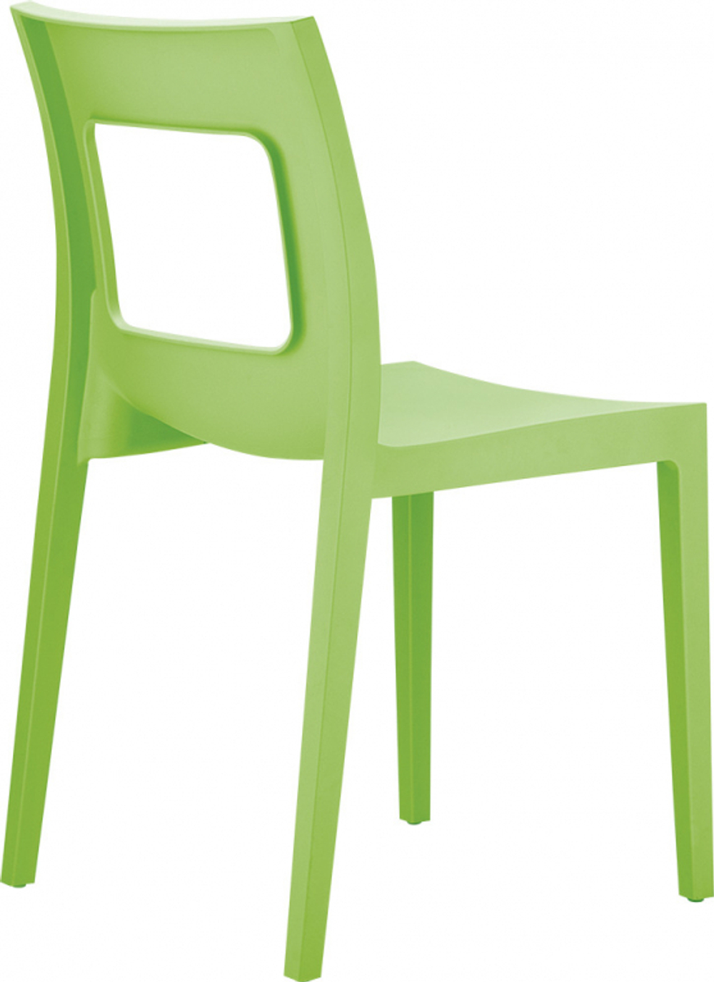 Стул пластиковый Siesta Contract Lucca, зеленый