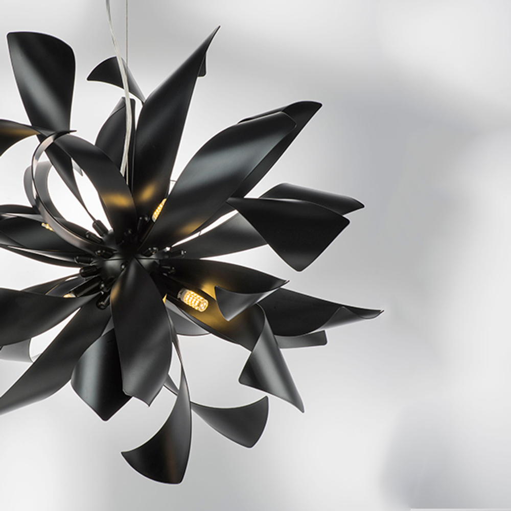 754267 Люстра подв TURBIO 6х6W (led) G9 ЧЕРНЫЙ