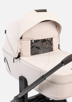 Peppy Коляска детская Monaco thermo 2 в 1 Beige (бежевый), рама серо-коричневая