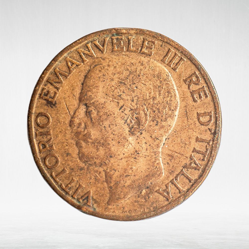 Italy 10 Centesimi 1924 R "Victor Emmanuel III", VF