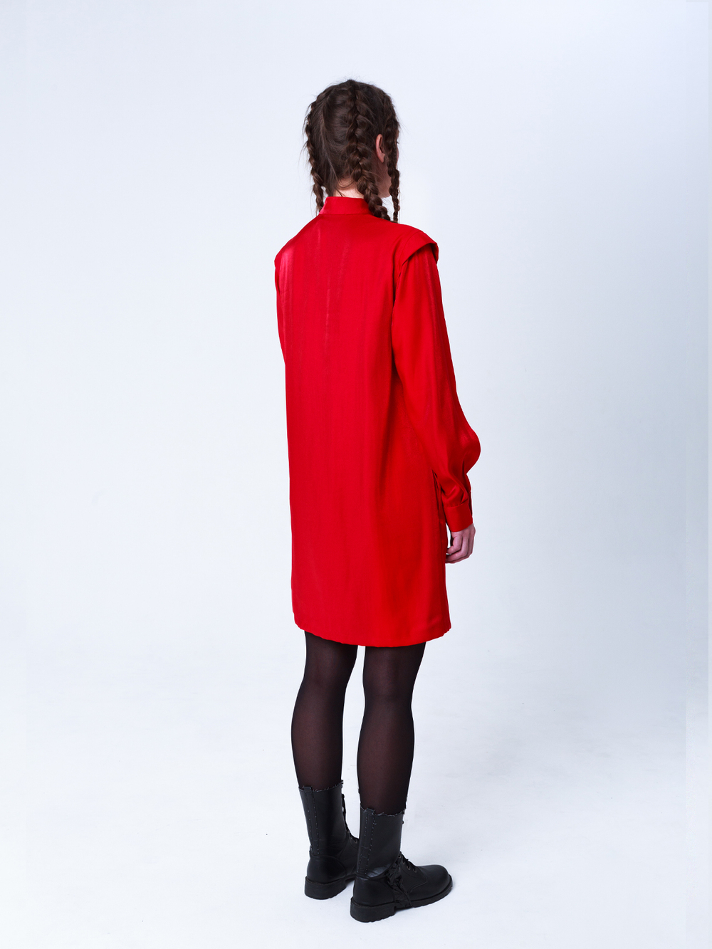 Платье "Горицвет". Красное