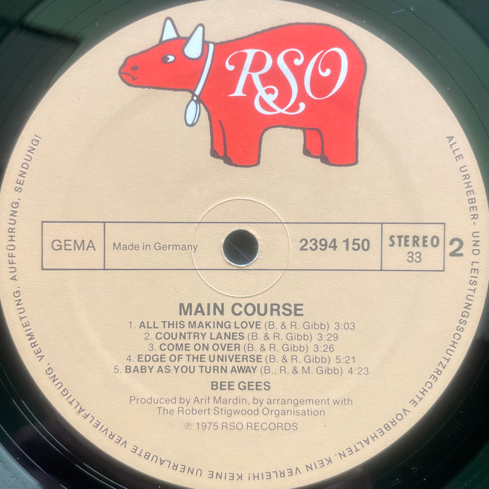 Bee Gees ‎– Main Course (Германия 1975г.)