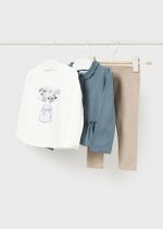 кардиган с лонгсливом и леггинсами