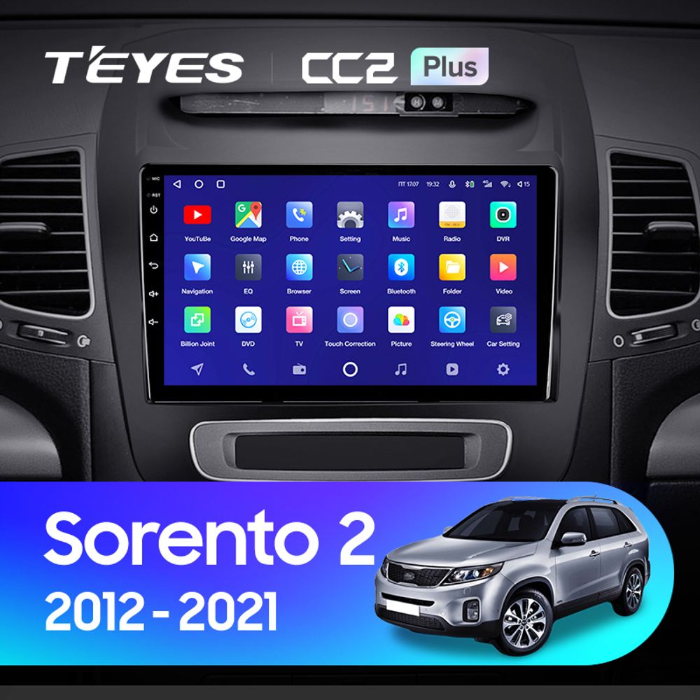 Teyes CC2 Plus 9"для KIA Sorento 2 2012-2022