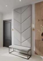 Мягкие панели и сиденье в прихожую