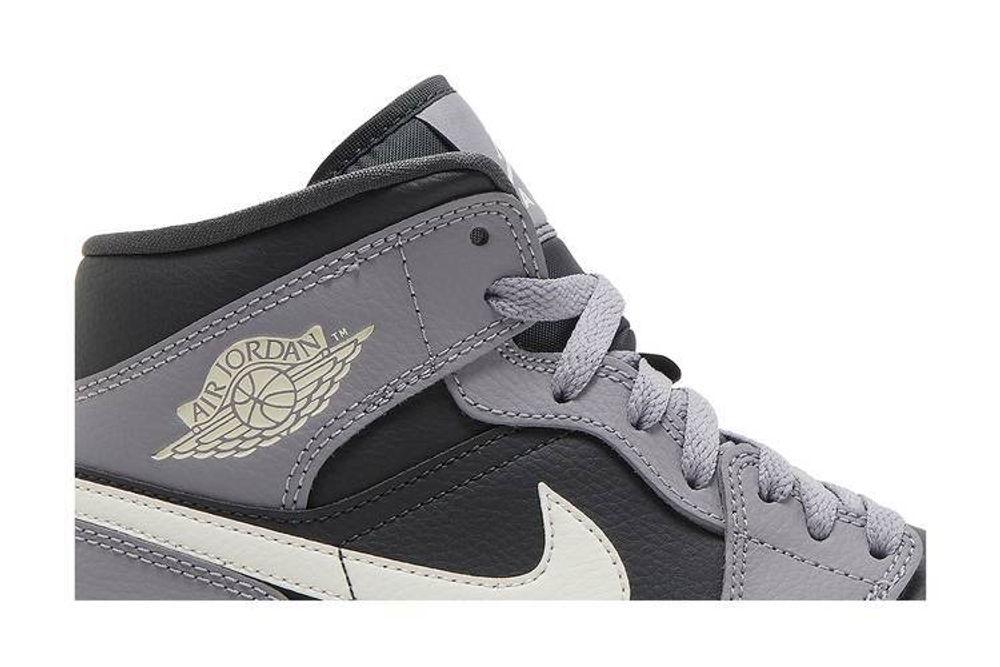Кроссовки Jordan Air Jordan 1 Mid "Cement Grey" (Женская размерная сетка)