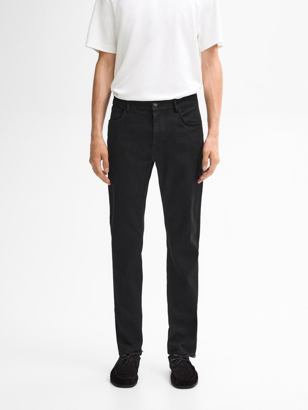 Massimo Dutti Зауженные джинсы, черный