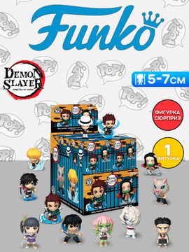 Фигурка Funko Mystery Minis Demon Slayer 1 штука в ассортименте (из 12) 62094 / Фигурка Фанко Мистери Минис по мотивам аниме "Истребитель демонов"