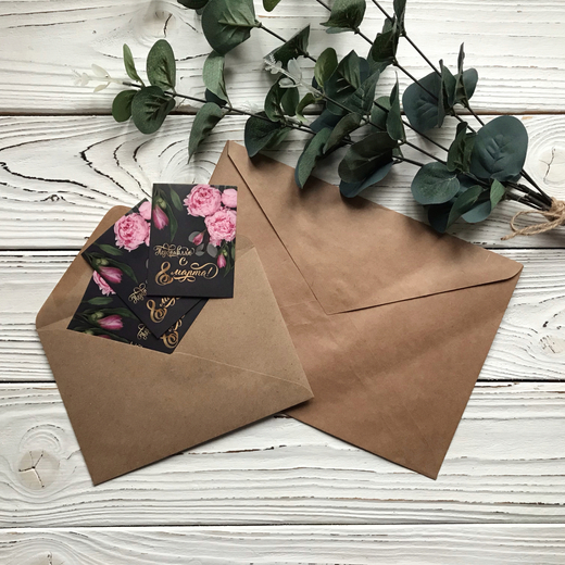 Крафт конверт С6