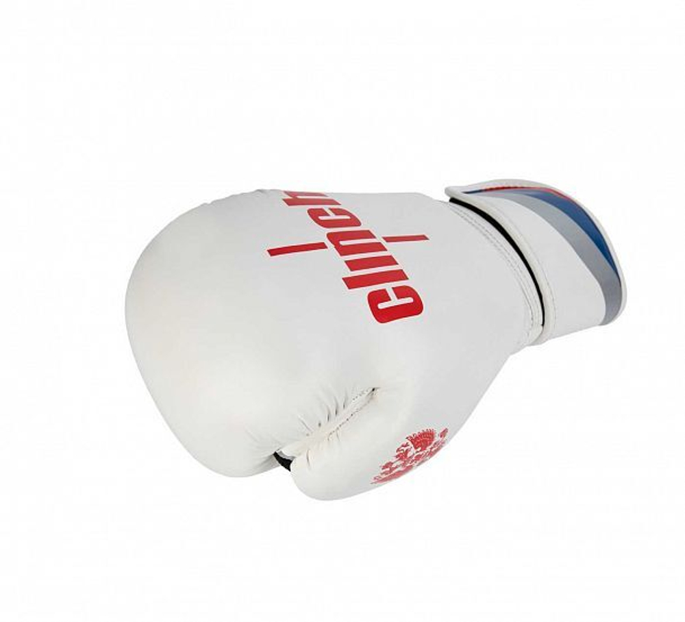 Перчатки боксерские Clinch Olimp бело-красные C111