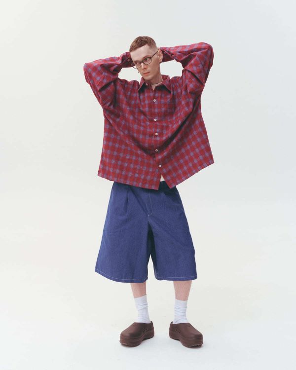 Рубашка Cowboy Shirt Wine винная - фото 5