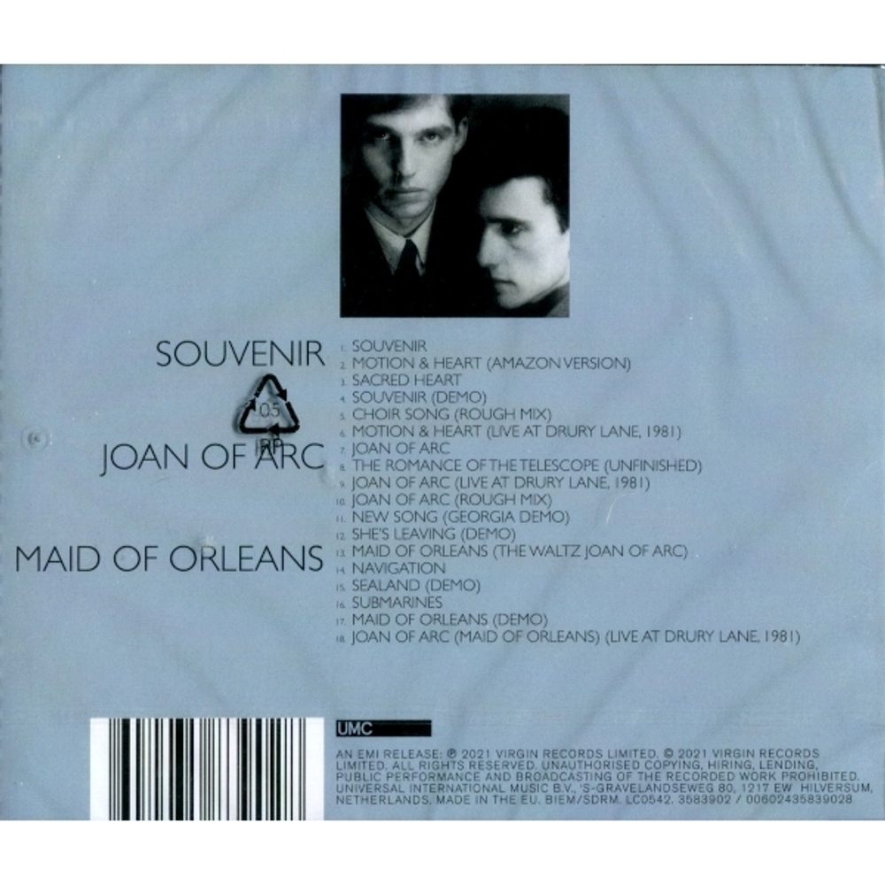 Orchestral Manoeuvres In The Dark / Architecture & Morality (The Singles)(CD)