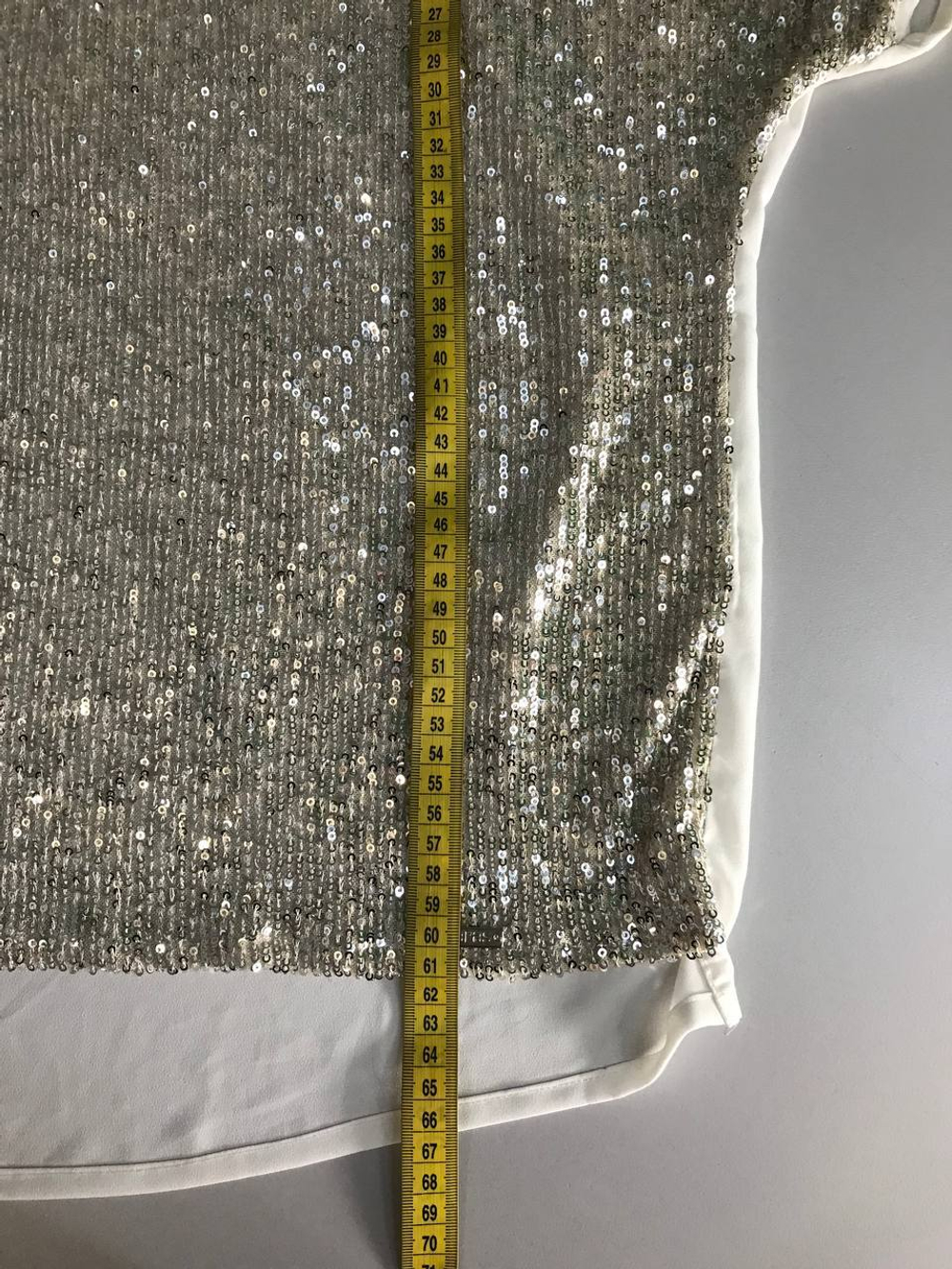 Блузка Maras с пайетками, маркировка L, визуально на 48 размер