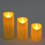 Сувенир с подсветкой «Свеча - Сказка» 5*7/9/12,5 см (набор 3 шт)