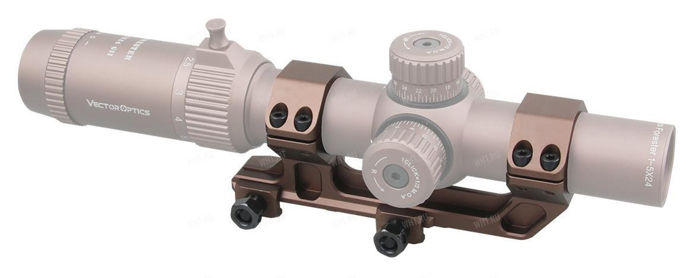 Кронштейн VECTOR 1-Piece Extended AR-Mount (Coyote FDE), 30 мм, BH=23 мм, 0 МОА, на базу Picatinny