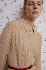 Платье "Роза", бежевый