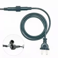 Белт-Лайт UNIBELT 5 м., провод черный Каучук, шаг 50 см., 10 подвесных патронов, IP65, LTC (UBL5m/10L-1)