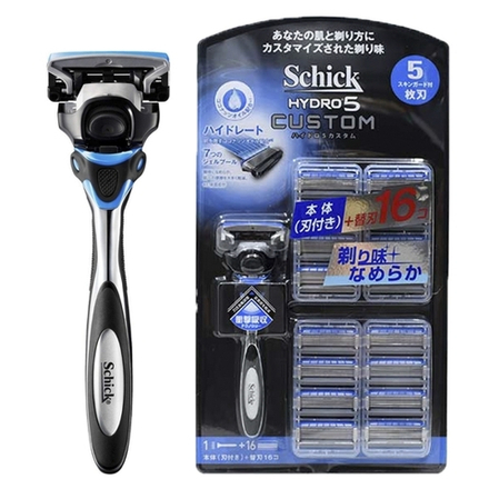 Бритва Schick Hydro 5 Custom Hydrate (станок + 16 запасных картриджей)