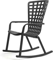 Кресло-качалка Folio черное