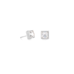 Серьги-пусеты Coeur de Lion Crystal-Silver 0500/21-1817 цвет прозрачный, серебряный