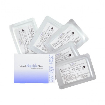 Пептидная маска для лица Natural Peptide Mask, 5шт.18 мл