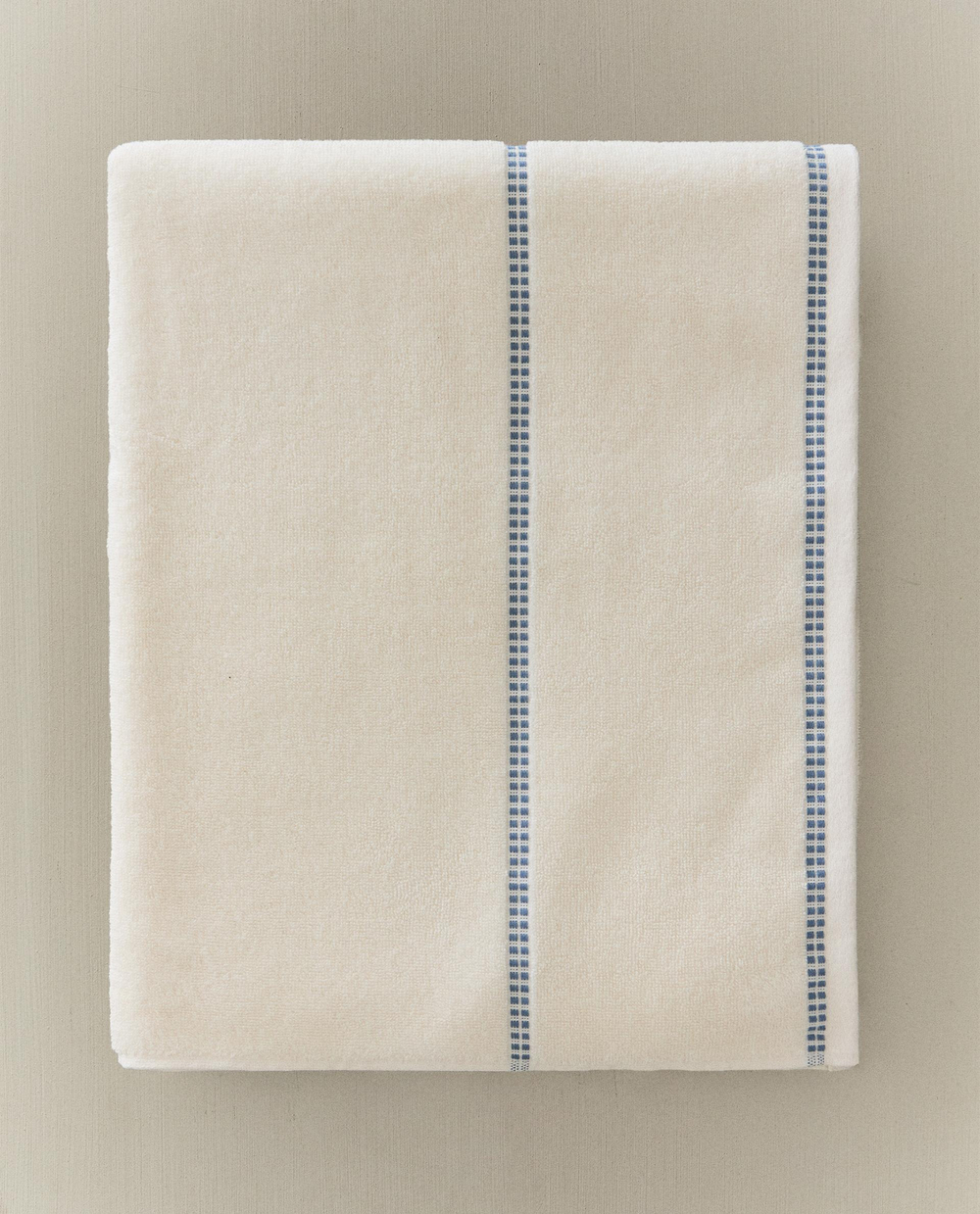 Zara Home Полотенце для лица и рук из хлопка, слоновая кость · 2592/013