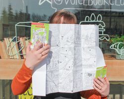 Пять карт-раскрасок