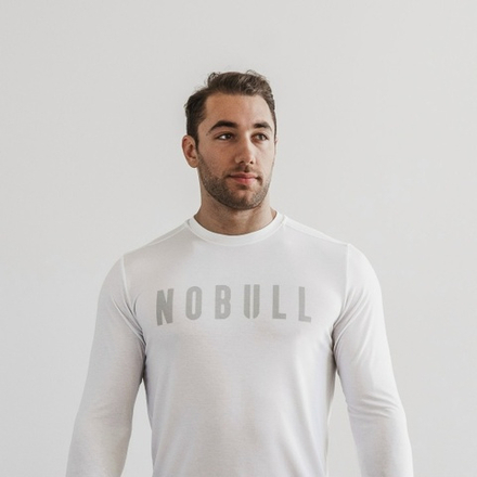 Белый лонгслив NOBULL