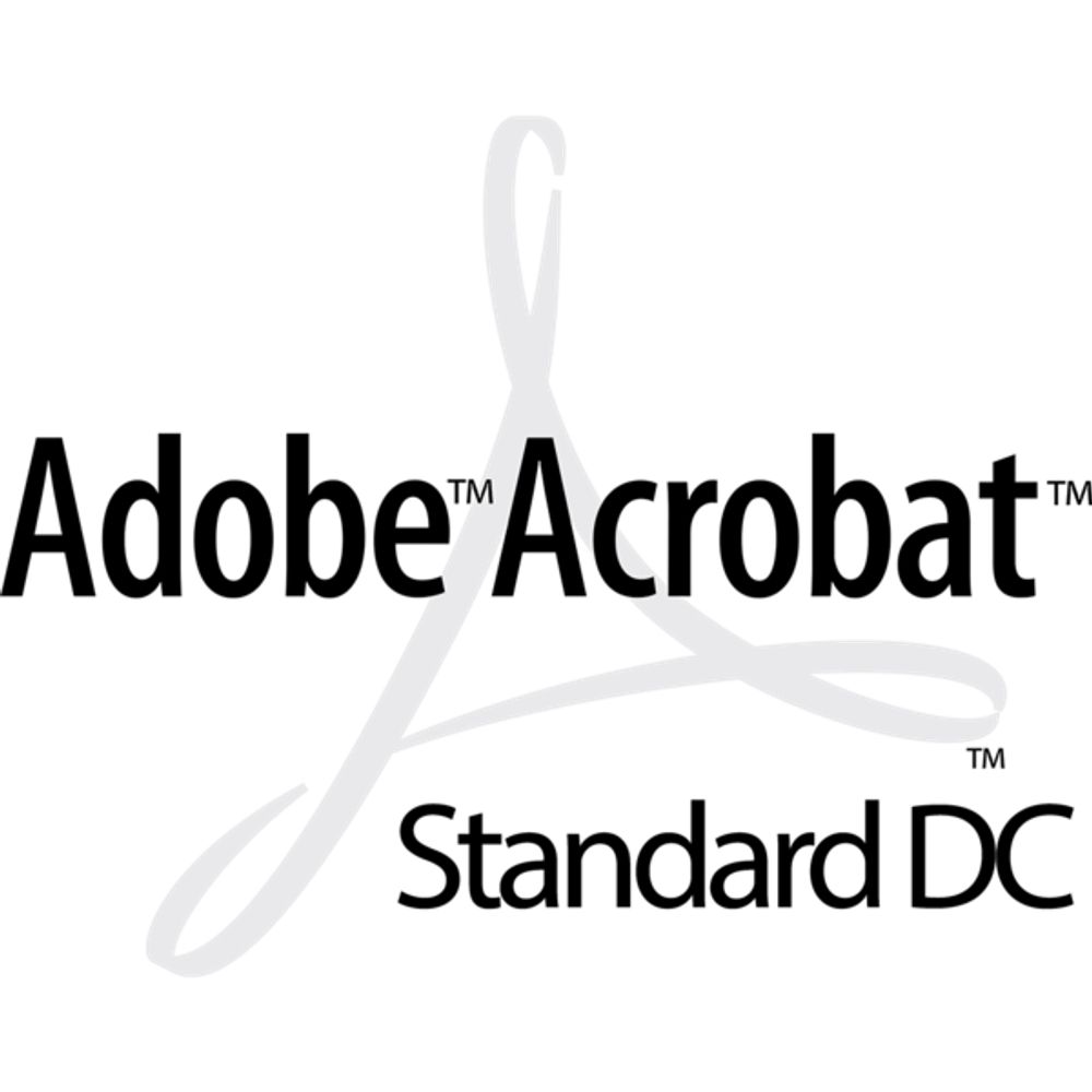 Acrobat Standard DC for Enterprise Multiple Platforms Multi European Languages Renewal Subscription 12 months
