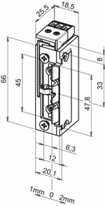 Электрозащелка effeff 118F.23