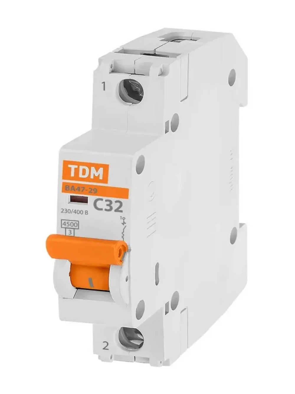 Выключатель автоматический TDM ВА47-29 1Р 32А С 3шт.