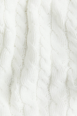 H&M Вязаный свитер, белый