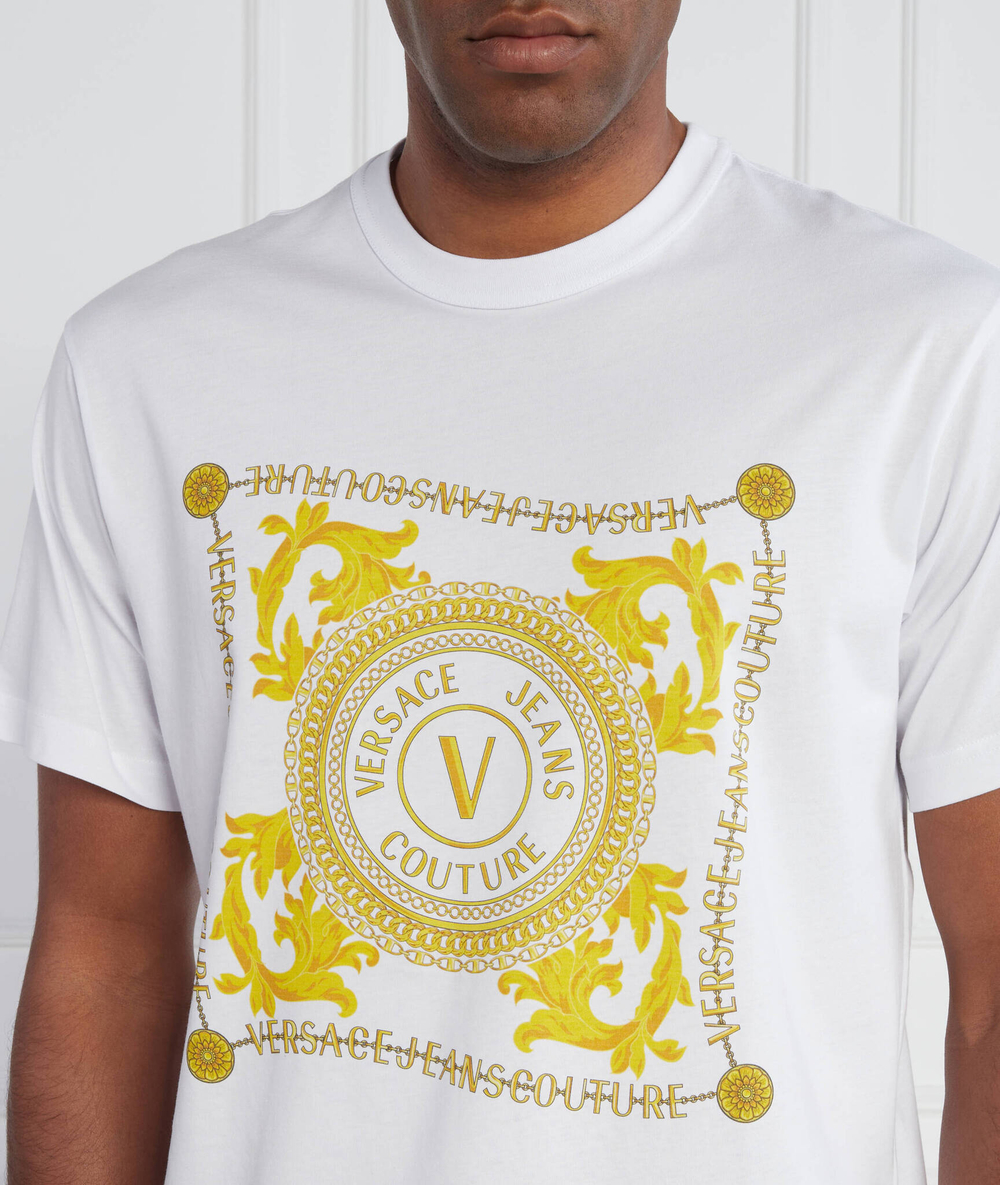 Футболка Versace Jeans Couture - белый(75GAHF07CJ00F)