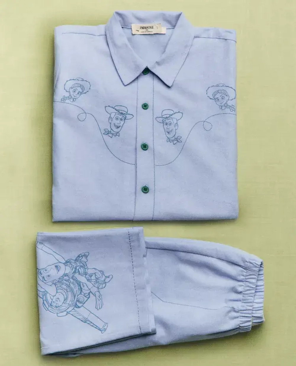 ZARA HOME ДЕТСКАЯ ПИЖАМА «TOY STORY ©DISNEY», СИНИЙ