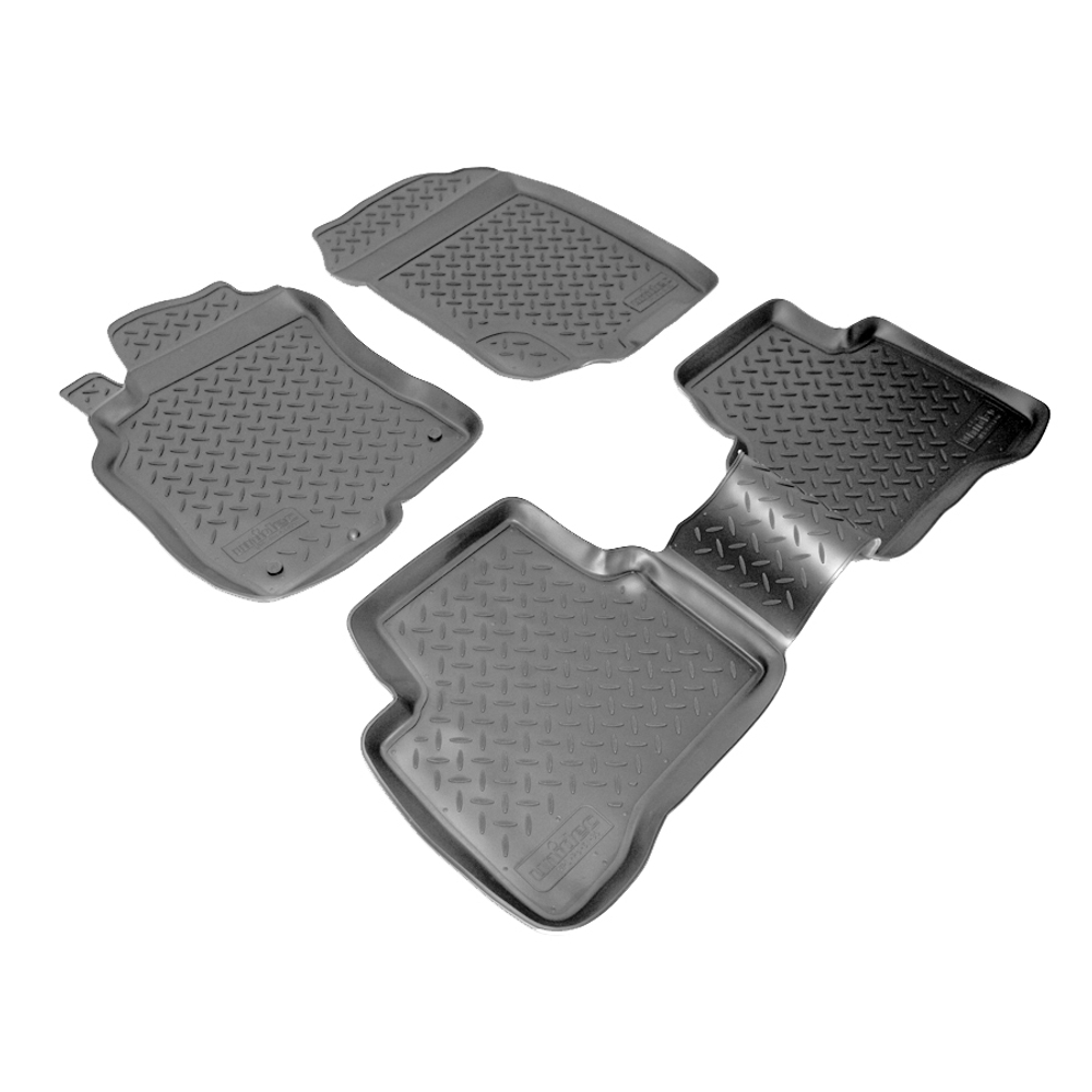 Ковры в салон Norplast/Unidec для Nissan X-Trail (2001-2007), Черный, арт.NPL-Po-61-80