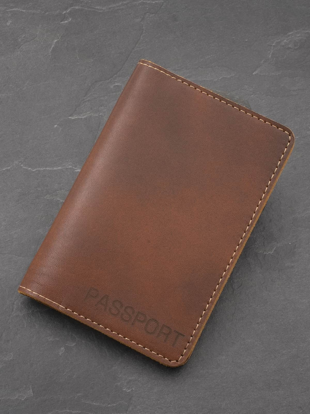 Passport обложка из натуральной кожи для паспорта виски