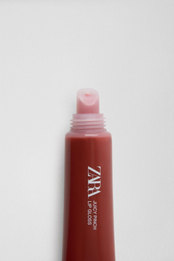 ZARA Увлажняющий блеск для губ, красноватый