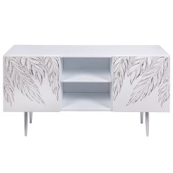 Тумба под ТВ Тропик 117см Стайл Айс Сильвер