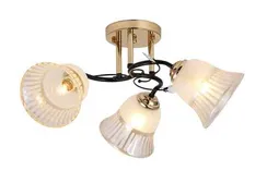 06349/3 GOLD+BLACK (4) Люстра (RL)