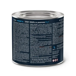 Грунт-эмаль 4 в 1 Лакра PROF IT, быстросохнущая, серая, 1,7 кг