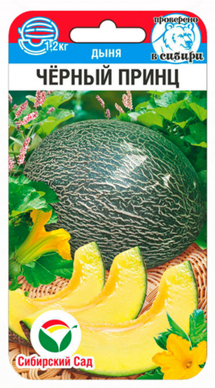 Дыня Черный принц 5шт СибСад