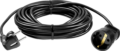 Силовой удлинитель-шнур ЗУБР ПВС 3x0.75 20м 2500Вт, ПВС 307-Ш