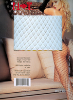 Белые колготки в крупную сетку OS (42-46) (Цвет: белый)