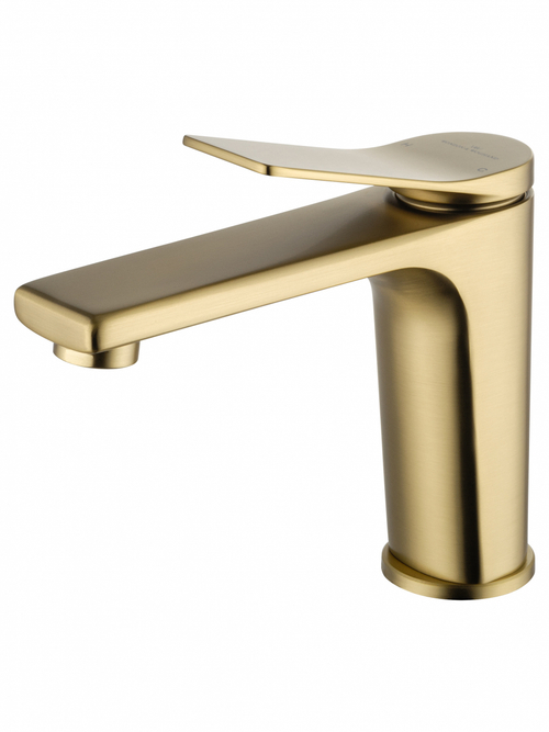 Смеситель для раковины WONZON & WOGHAND, Брашированное золото (WW-XH-012-BG)