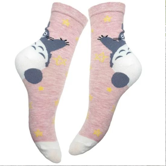 Носки Мир Хаяо  Миядзаки "Мой сосед Тоторо", р-р 35-39,  (розовый)