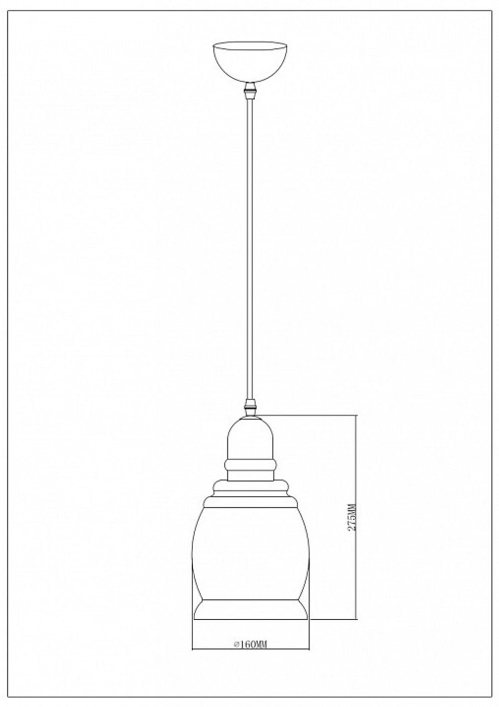 Подвесной светильник Escada Fireside 1101/1