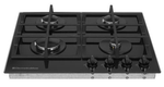 Поверхность варочная  Electronicsdeluxe GG4_750229F-011 (черное стекло газ/к., 60*51) Россия