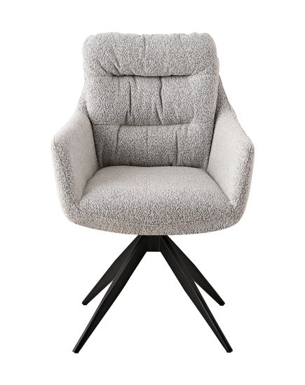 Стул обеденный поворотный Amy светло-серый