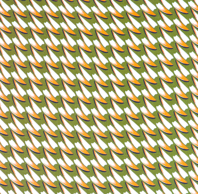 Ткань плательная вискоза принт 150 гр/м2, ш. 145 см зеленый