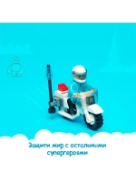 Конструктор Патруль «Полицейский мотоцикл», 26 деталей
